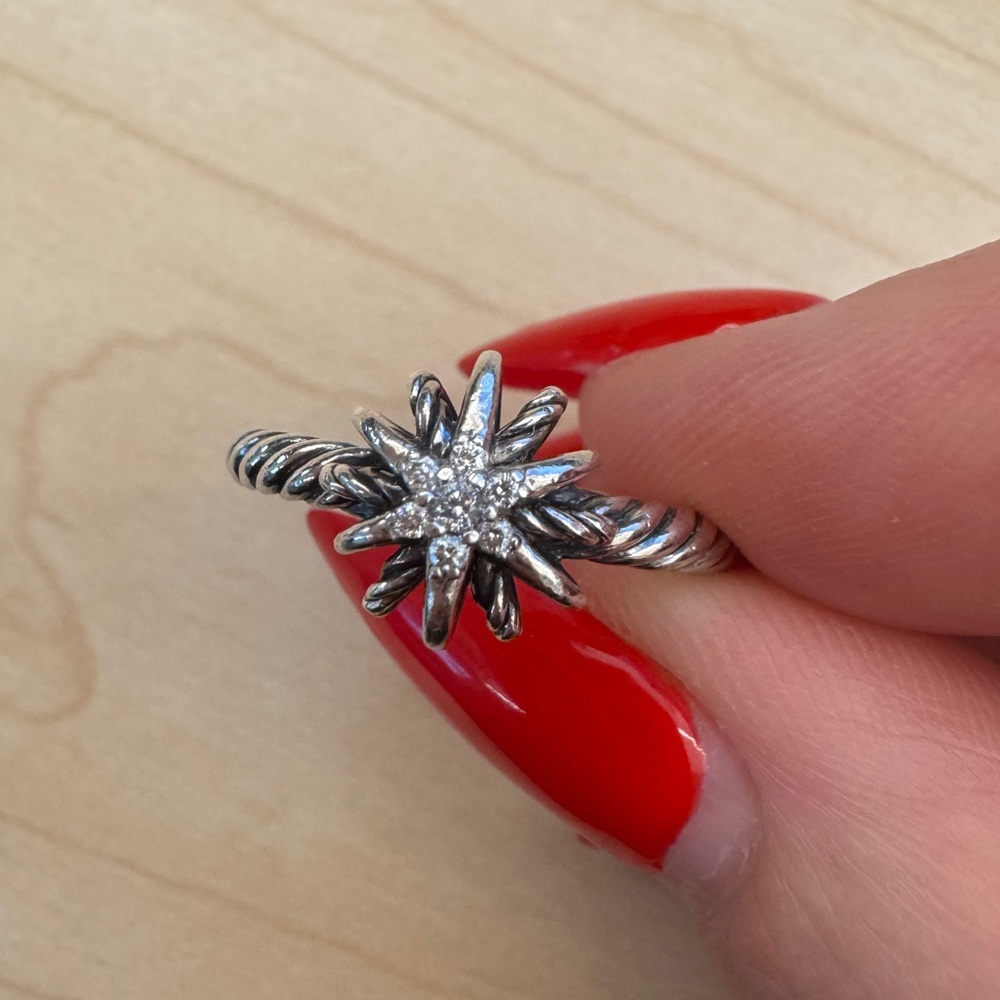 David Yurman Diamond Starbust Cocktail Ring
